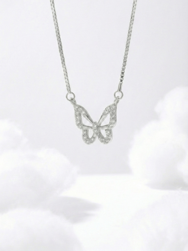 Noa Butterfly Necklace | 925 Sterling Silver