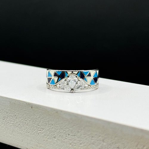 Pear & Prism Ring