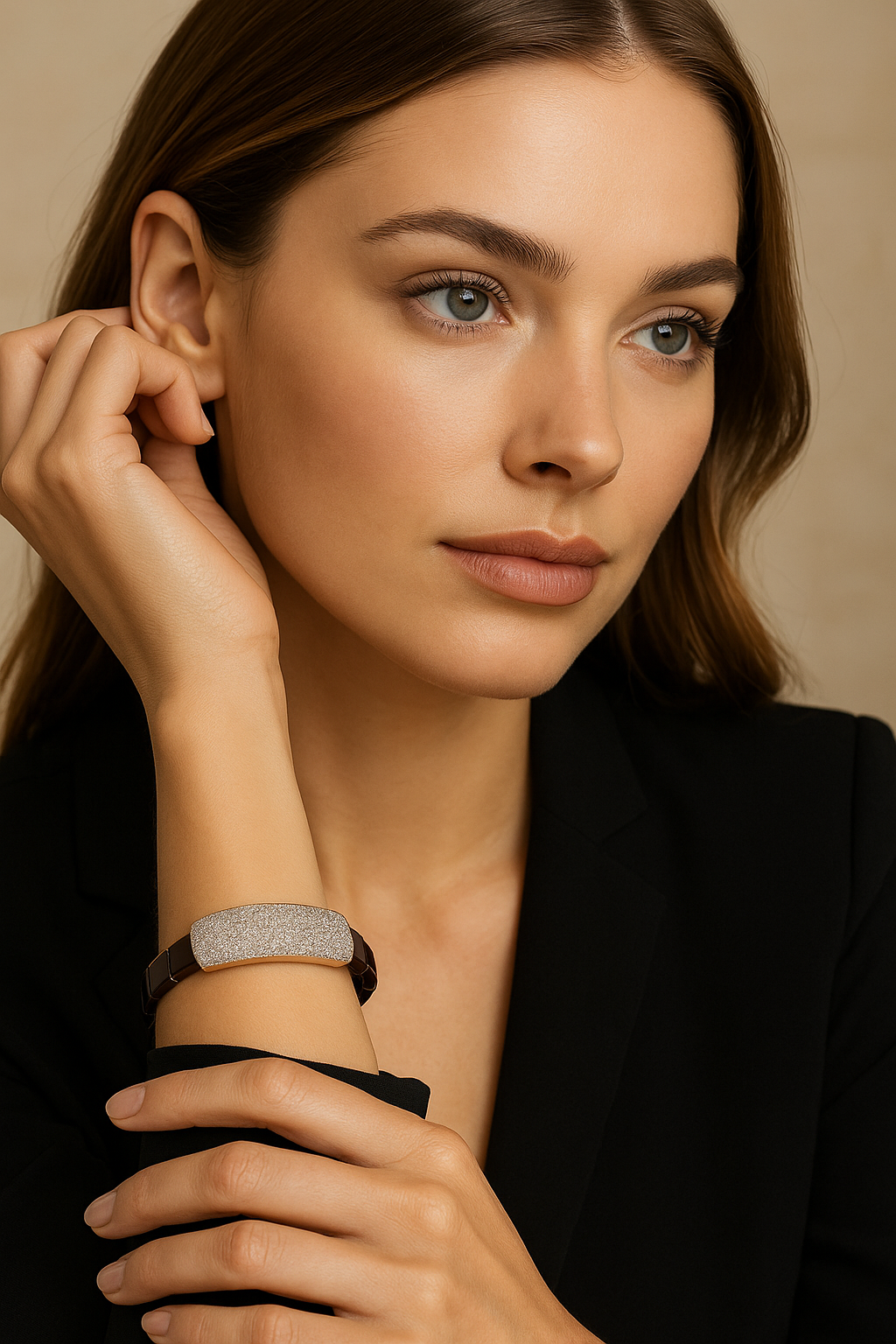 Velour Pavé Bracelet Sterling Silver