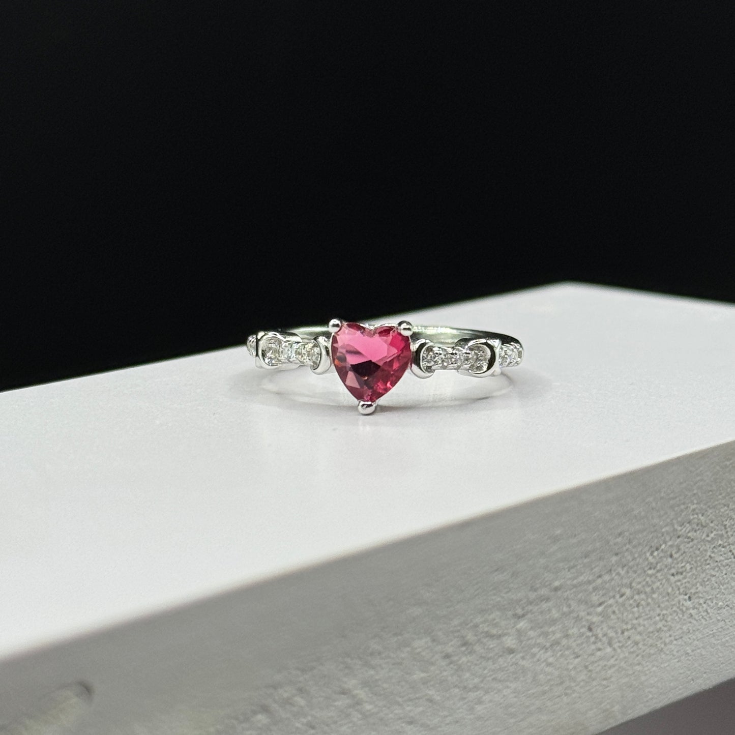 Pink Purity Heart Ring