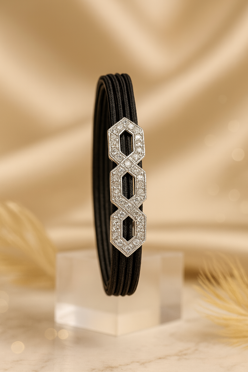 Hexa Elegance Sterling Silver Bracelet