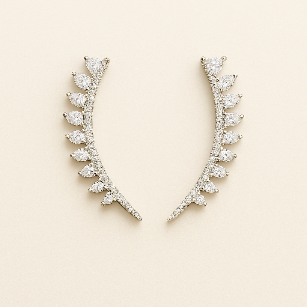 Aurora Sterling Silver Ear Cuffs