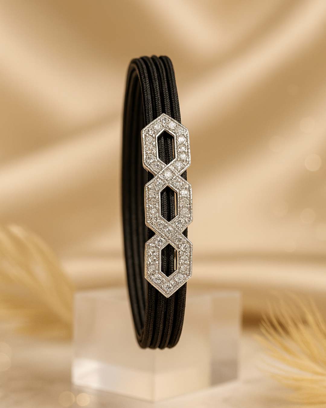 Hexa Elegance Sterling Silver Bracelet