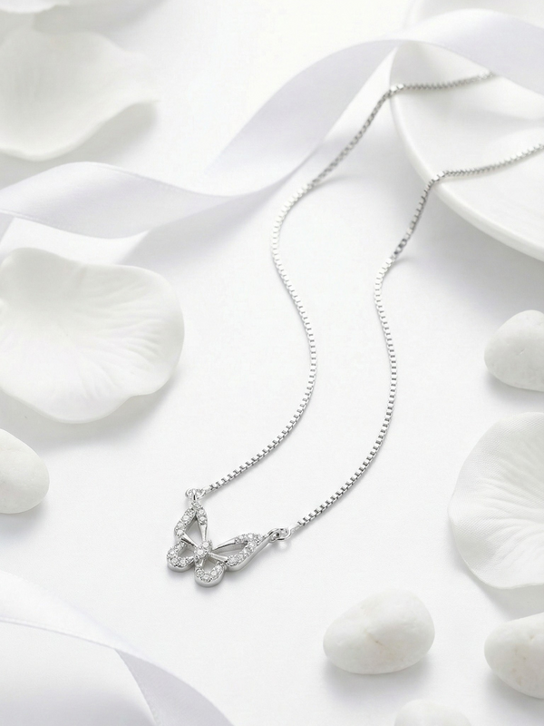 Noa Butterfly Necklace | 925 Sterling Silver