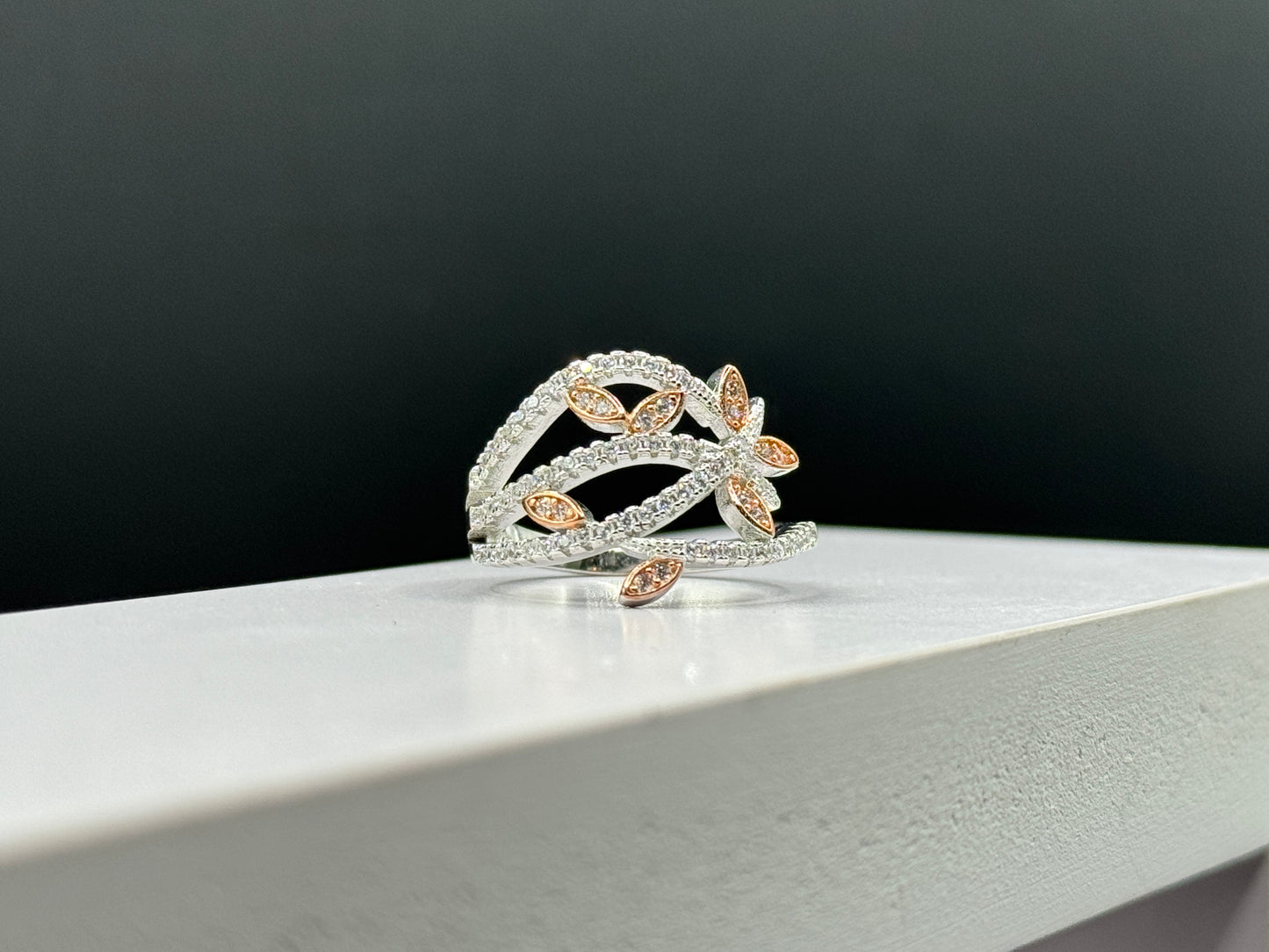 Rosevine Blossom Ring