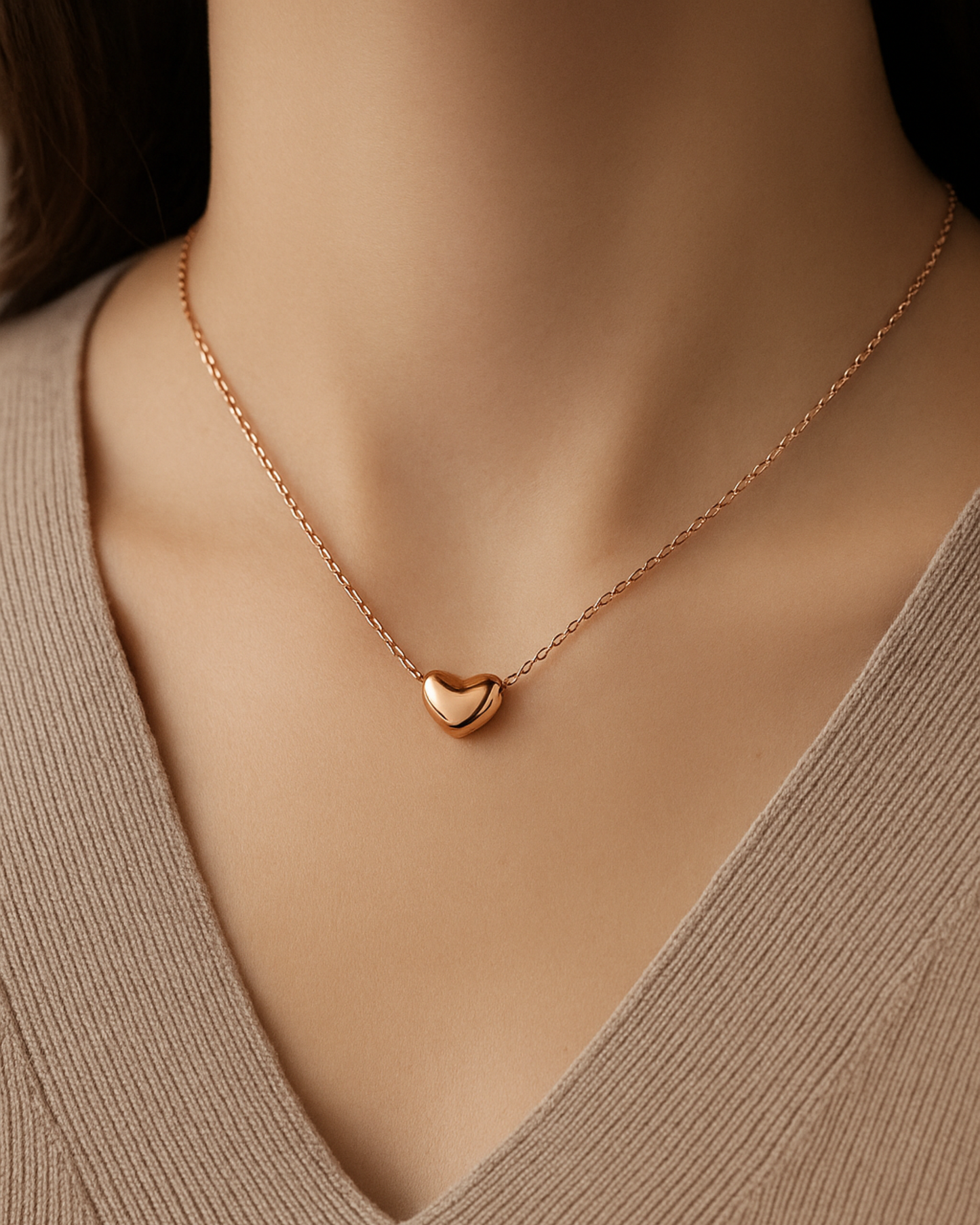 Classic Heart Sterling Silver Necklace