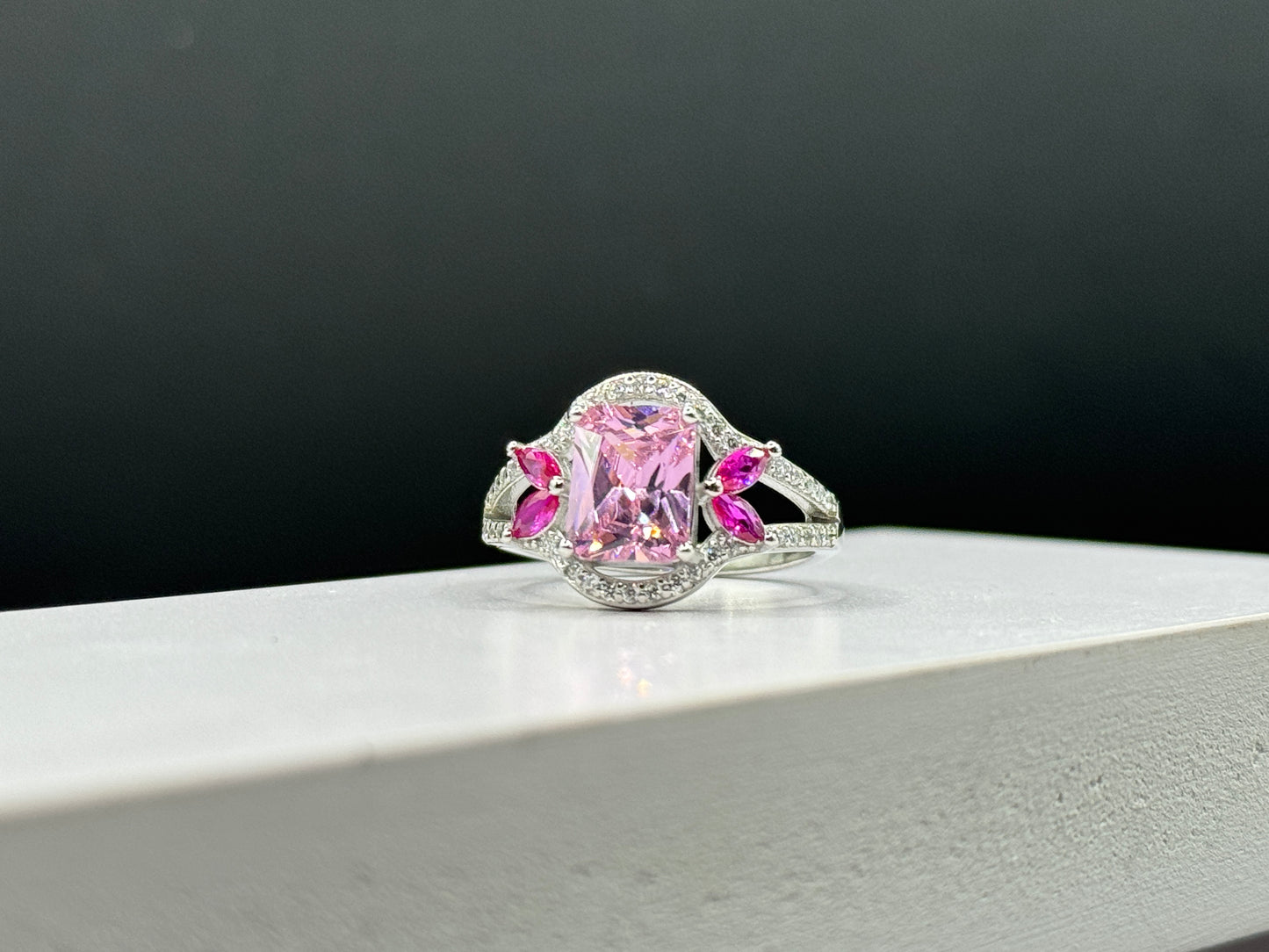 Fuchsia Bloom Ring