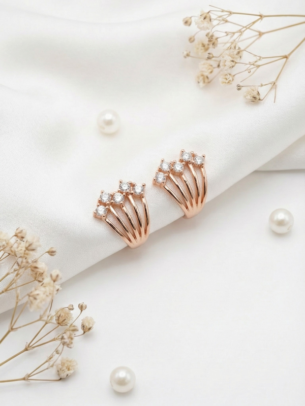 Éclat Arc Stud Earrings | 925 Sterling Silver