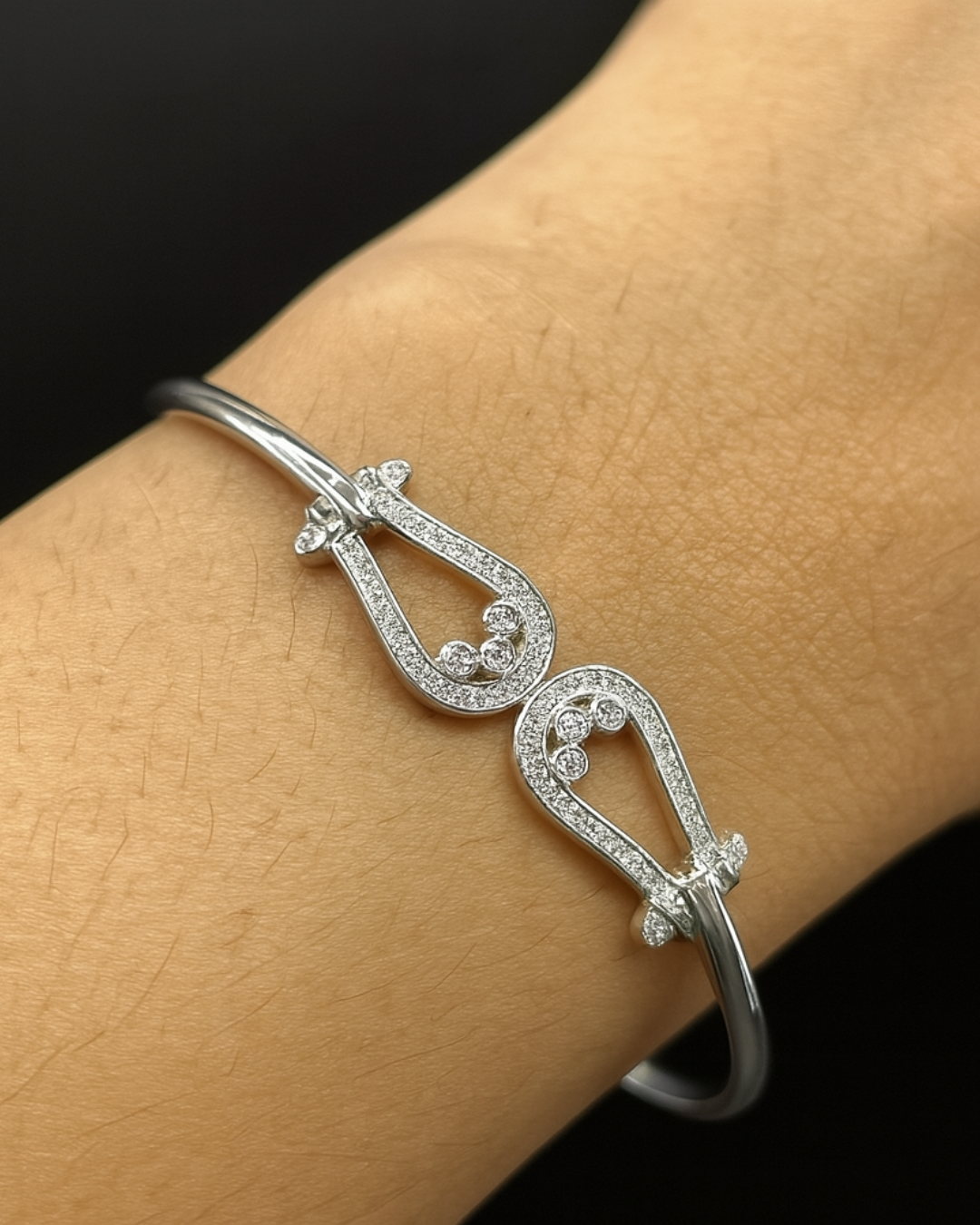 Duet Sparkle Kada Sterling Silver