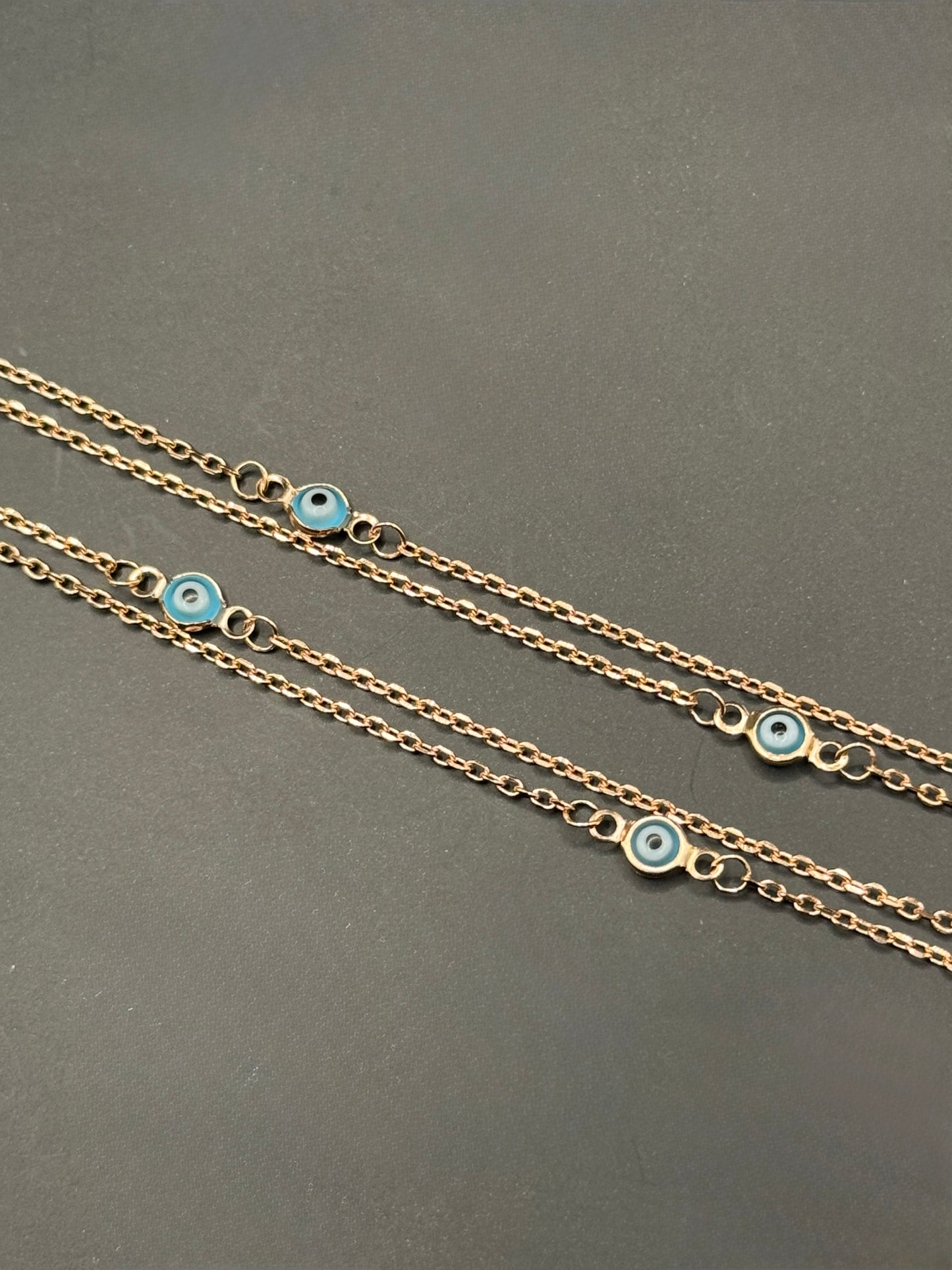 Evil Eye Layered Necklace
