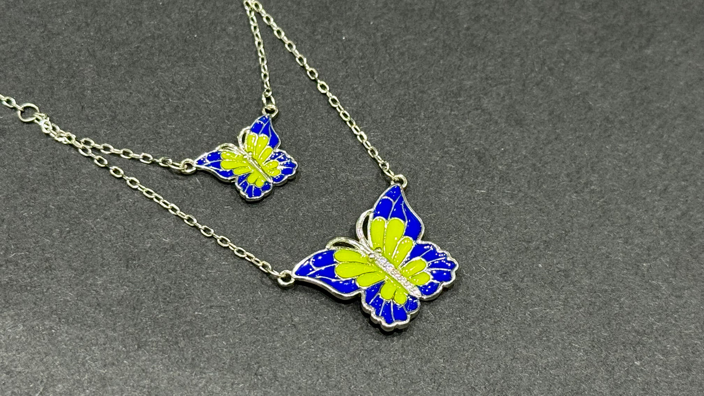 Vibrant Butterfly Duo