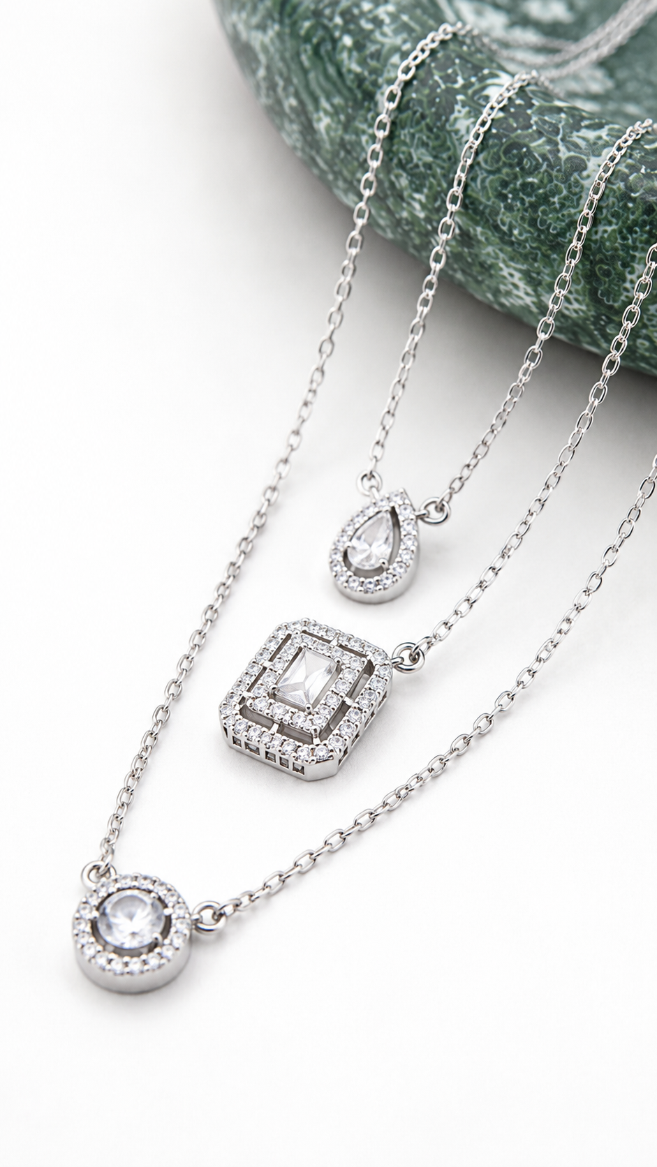 Noa Layered Necklace | 925 Sterling Silver