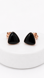 Noir Vale Studs | 925 Sterling Silver