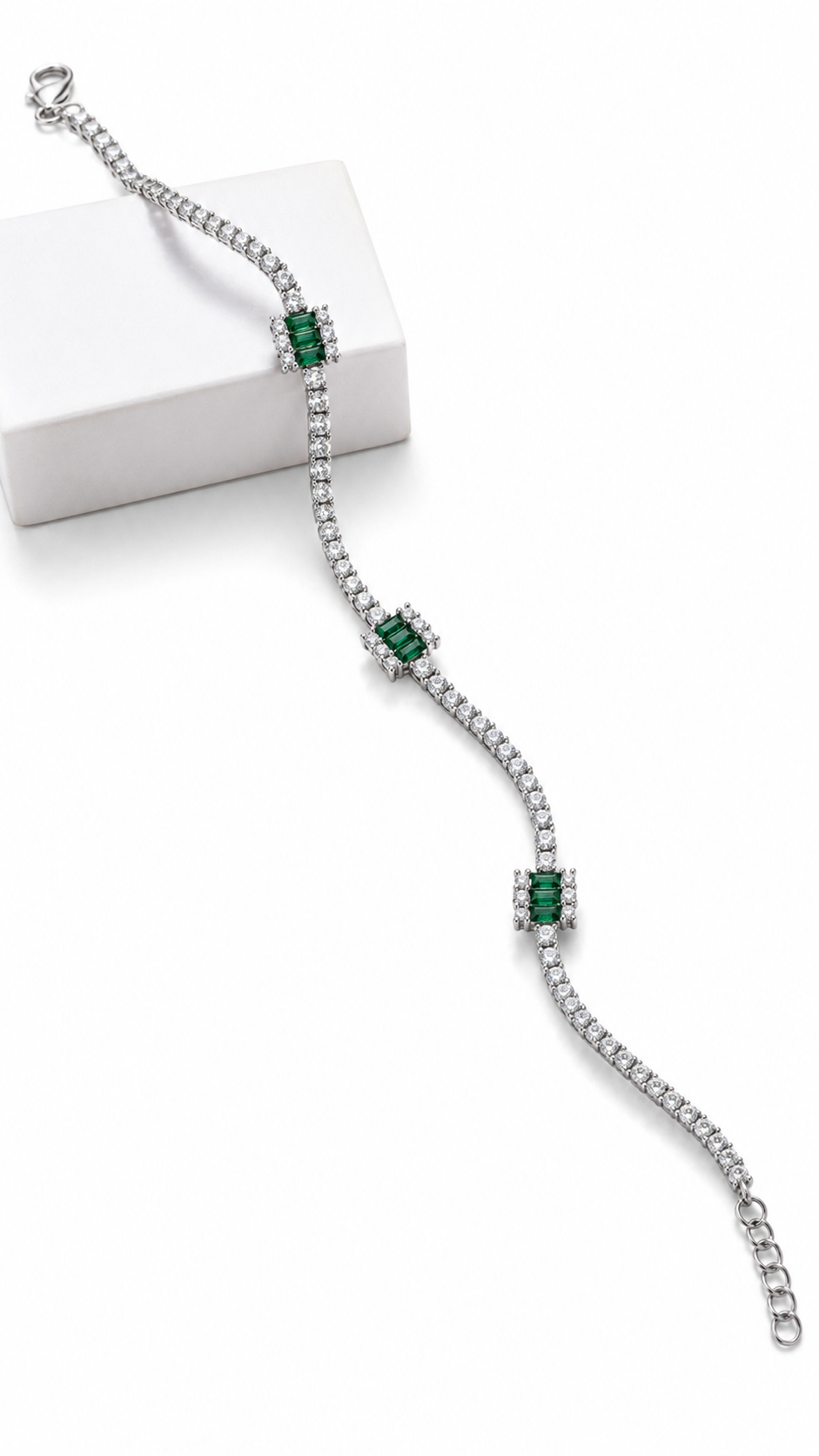 Verdant Tennis Bracelet | 925 Sterling Silver