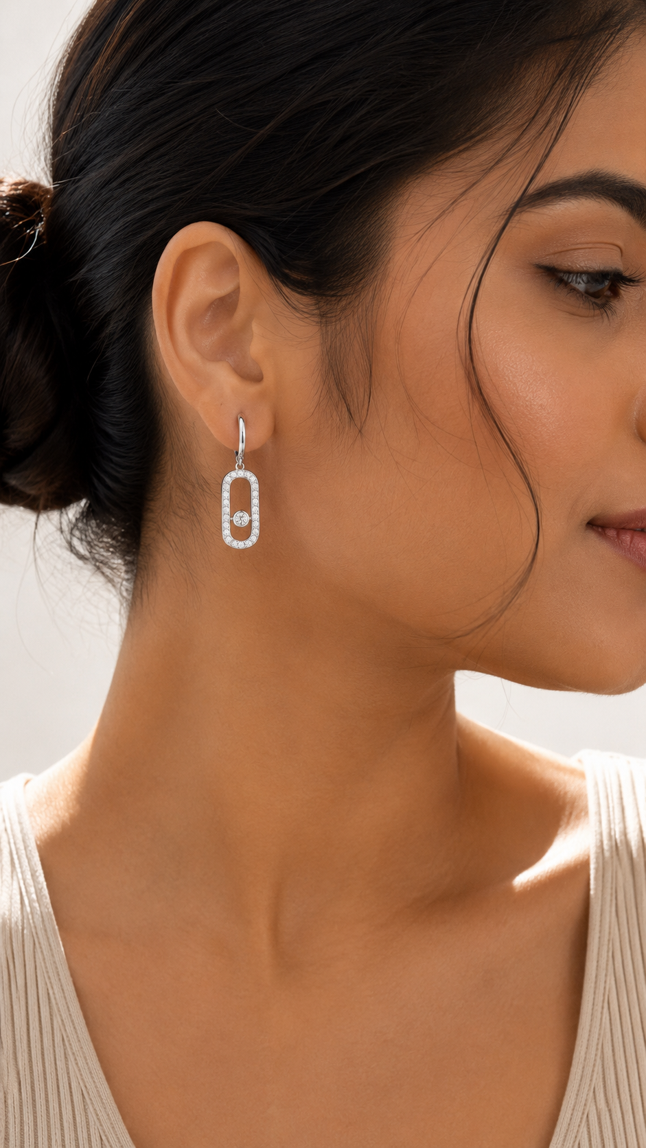 Aven Oval Earrings | 925 Sterling Silver