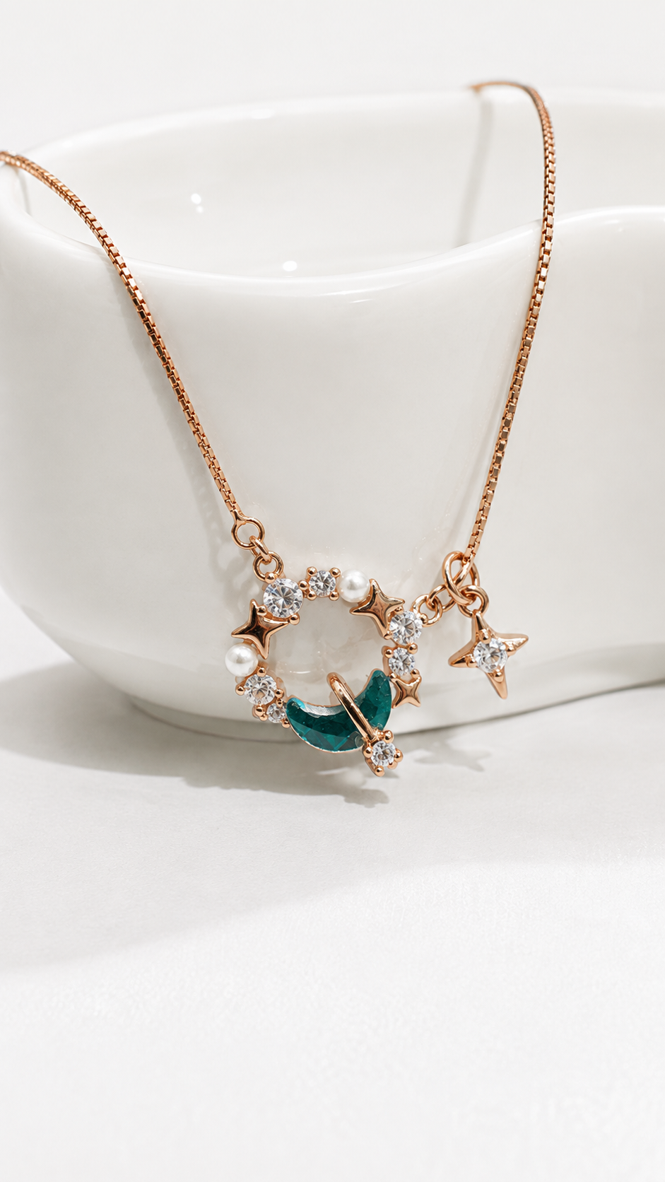 Nocturne Orbit Necklace | 925 Sterling Silver