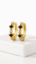 Cloverline Hoops | 925 Sterling Silver