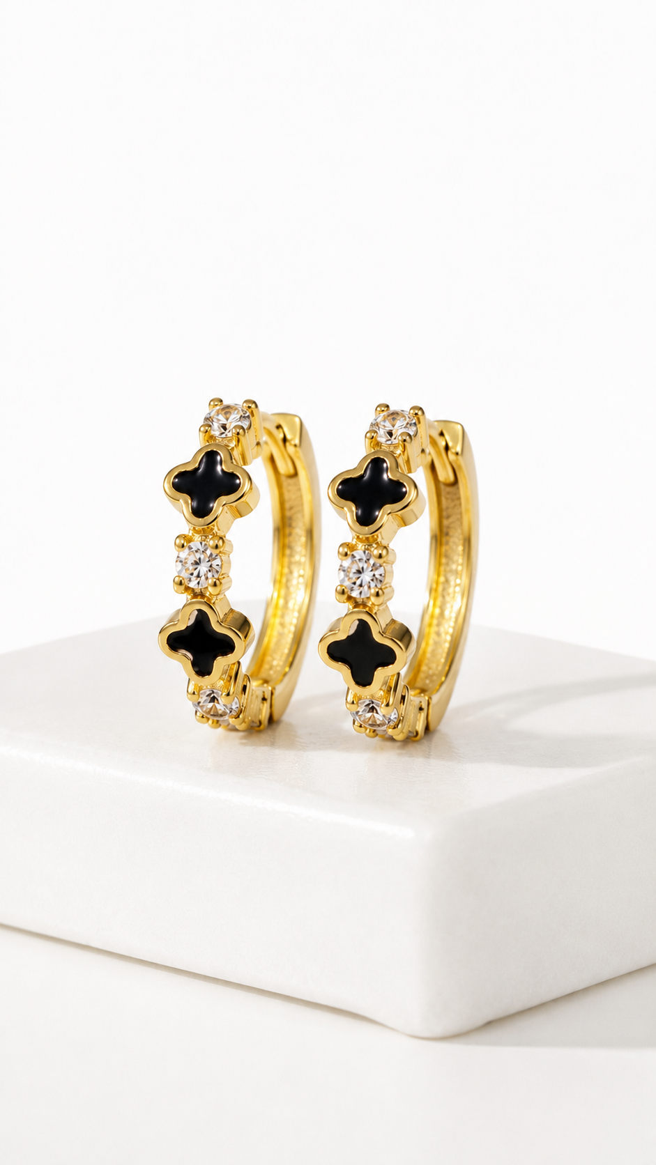Cloverline Hoops | 925 Sterling Silver