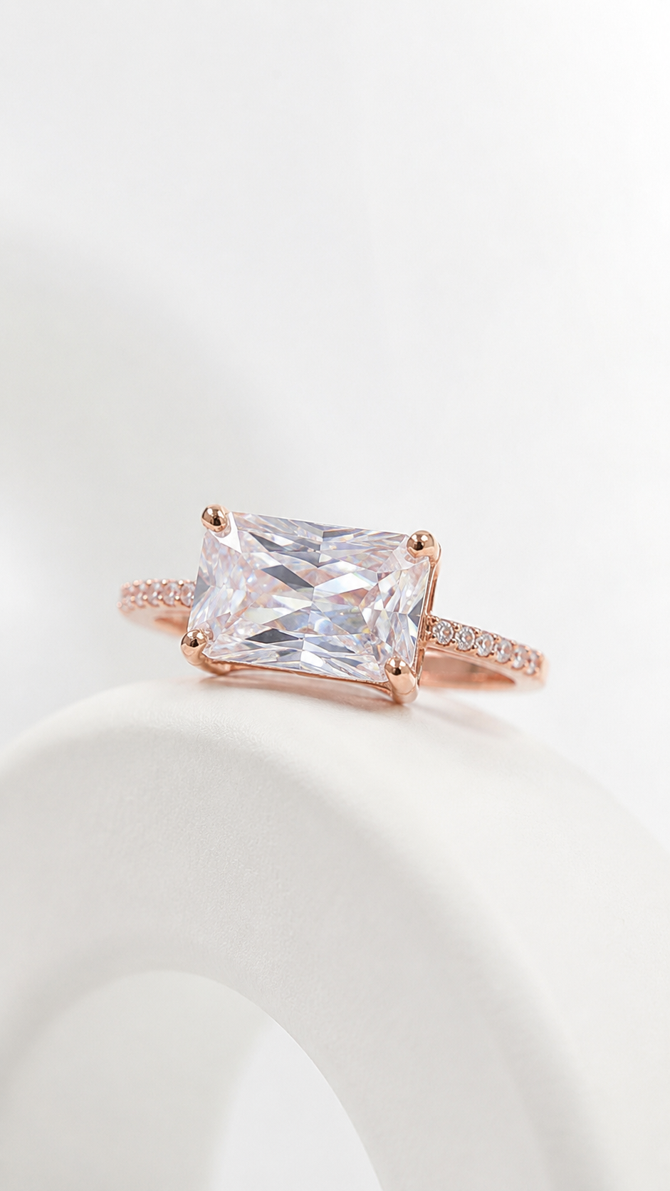 Prism Solitaire Ring | 925 Sterling Silver