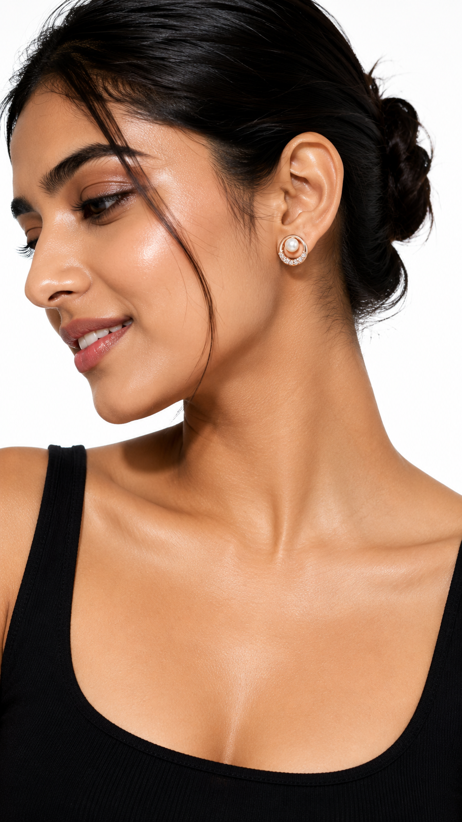 Luna Pearl Studs | 925 Sterling Silver