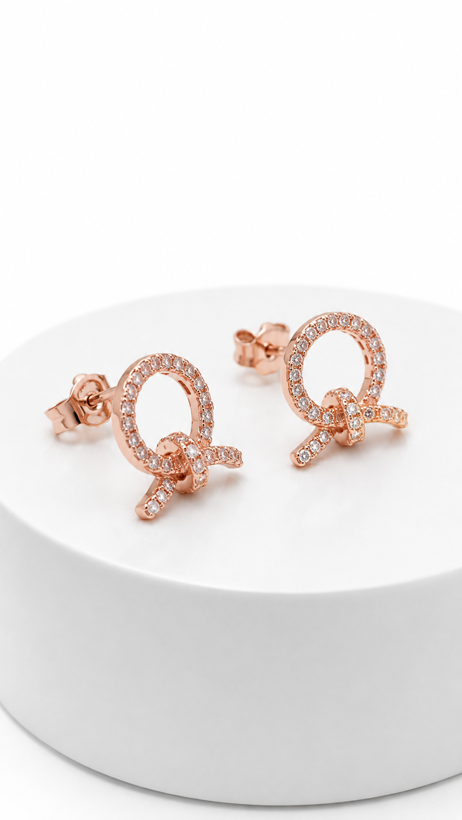 Loop & Bow Studs | 925 Sterling Silver