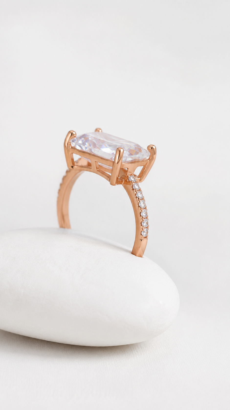 Prism Solitaire Ring | 925 Sterling Silver
