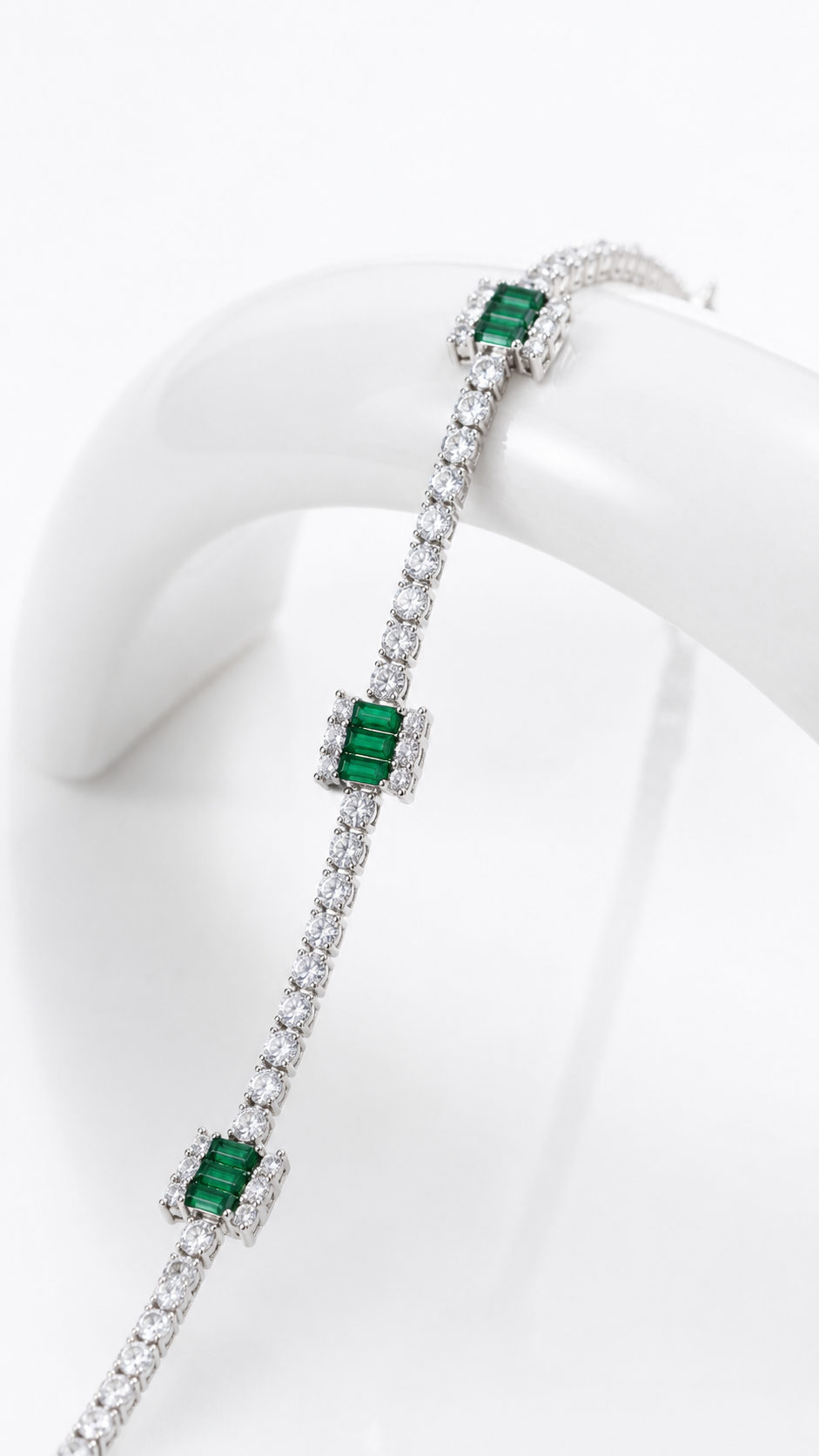 Verdant Tennis Bracelet | 925 Sterling Silver