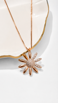 Viora Daisy Necklace | 925 Sterling Silver