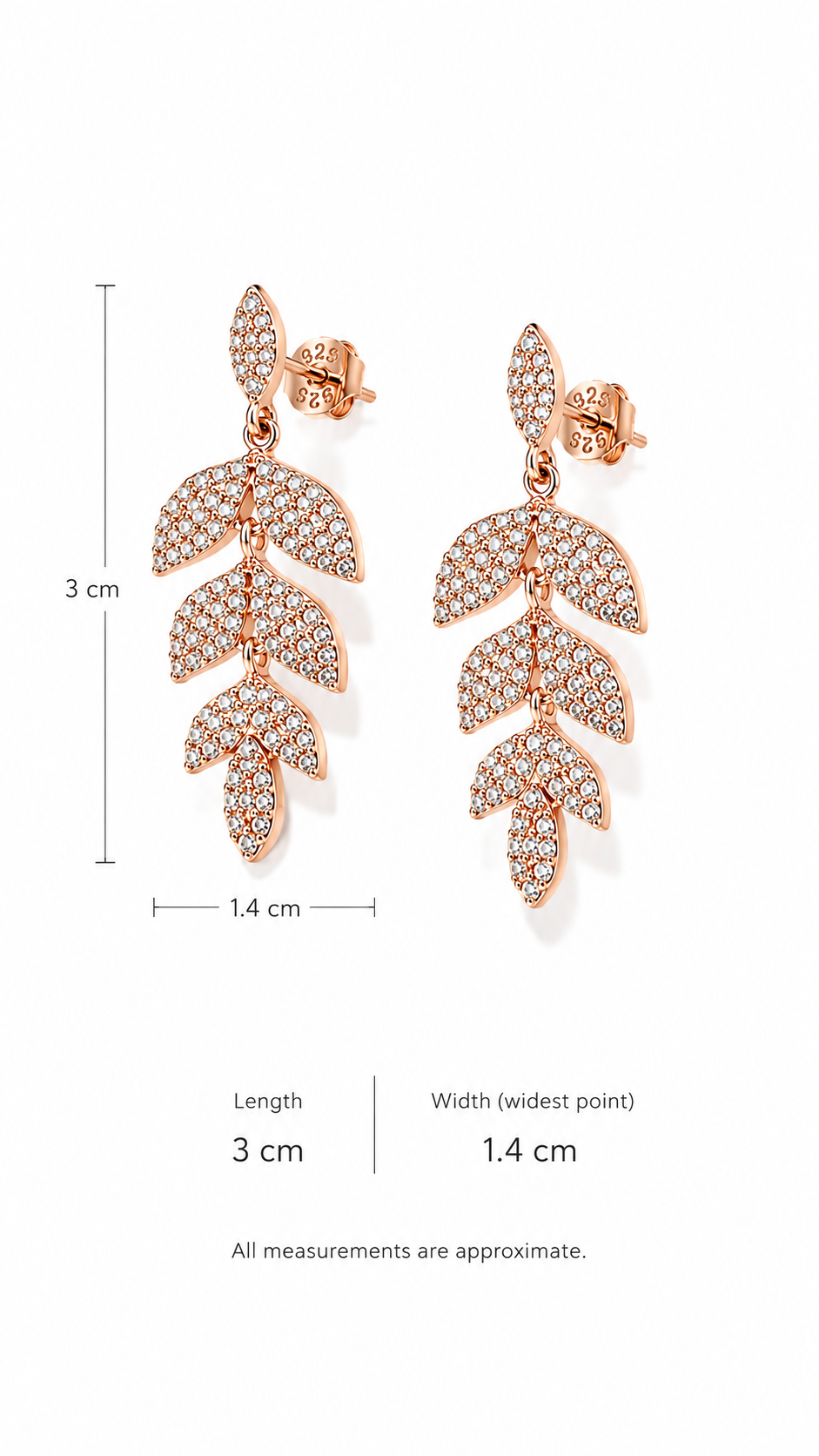 Laurel Drop Earrings | 925 Sterling Silver