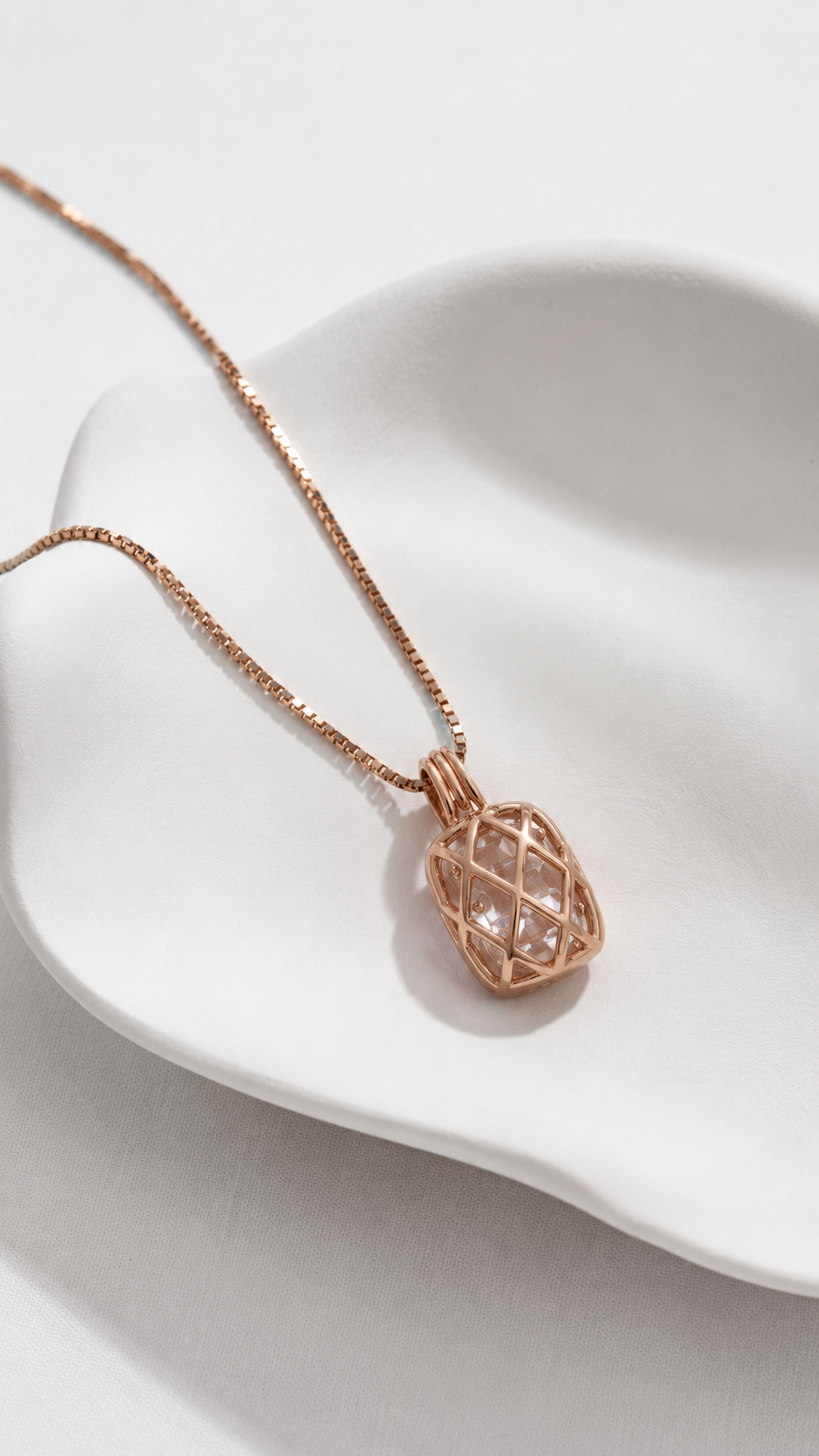 Vetra Lattice Necklace | 925 Sterling Silver