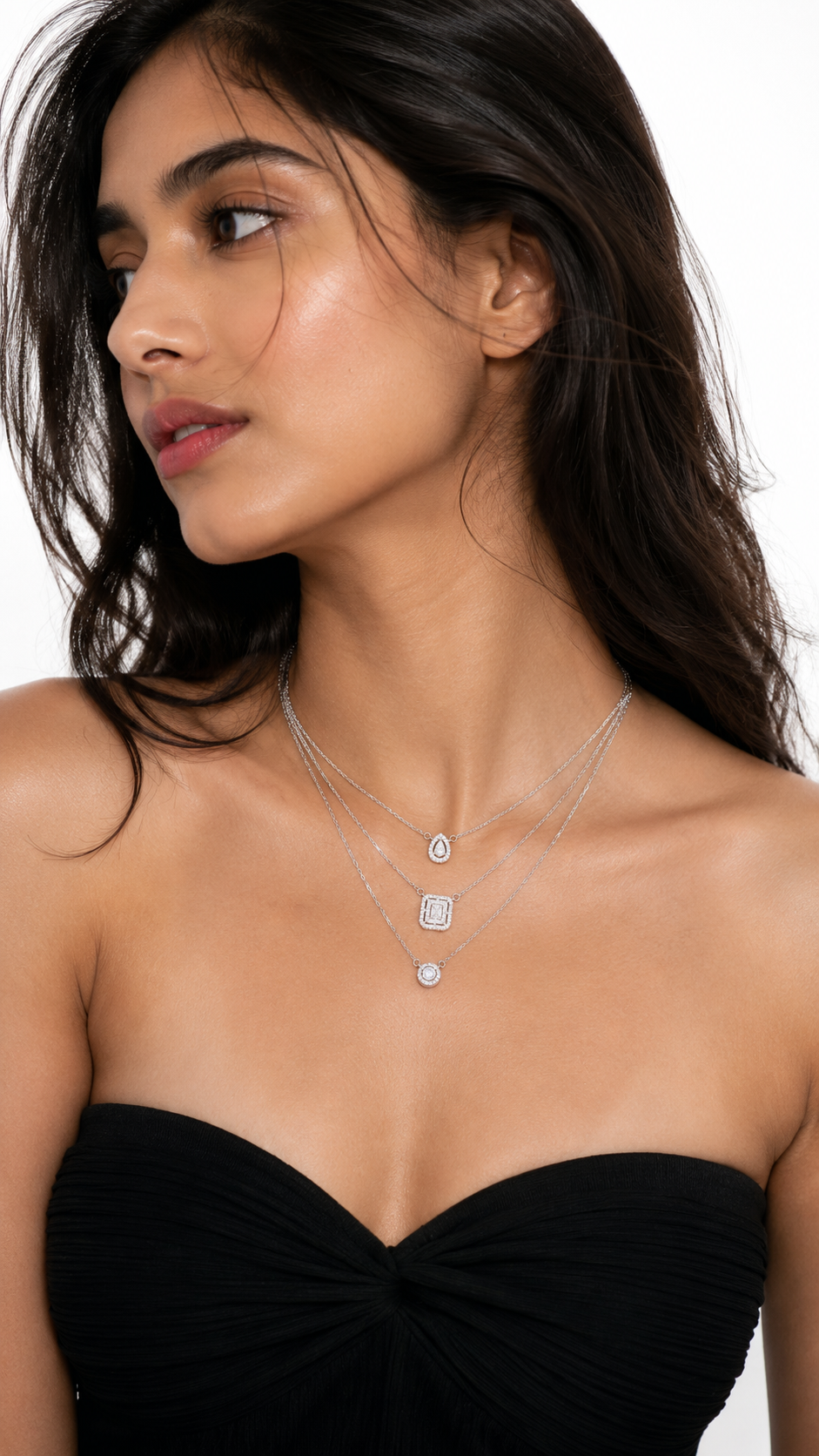 Noa Layered Necklace | 925 Sterling Silver