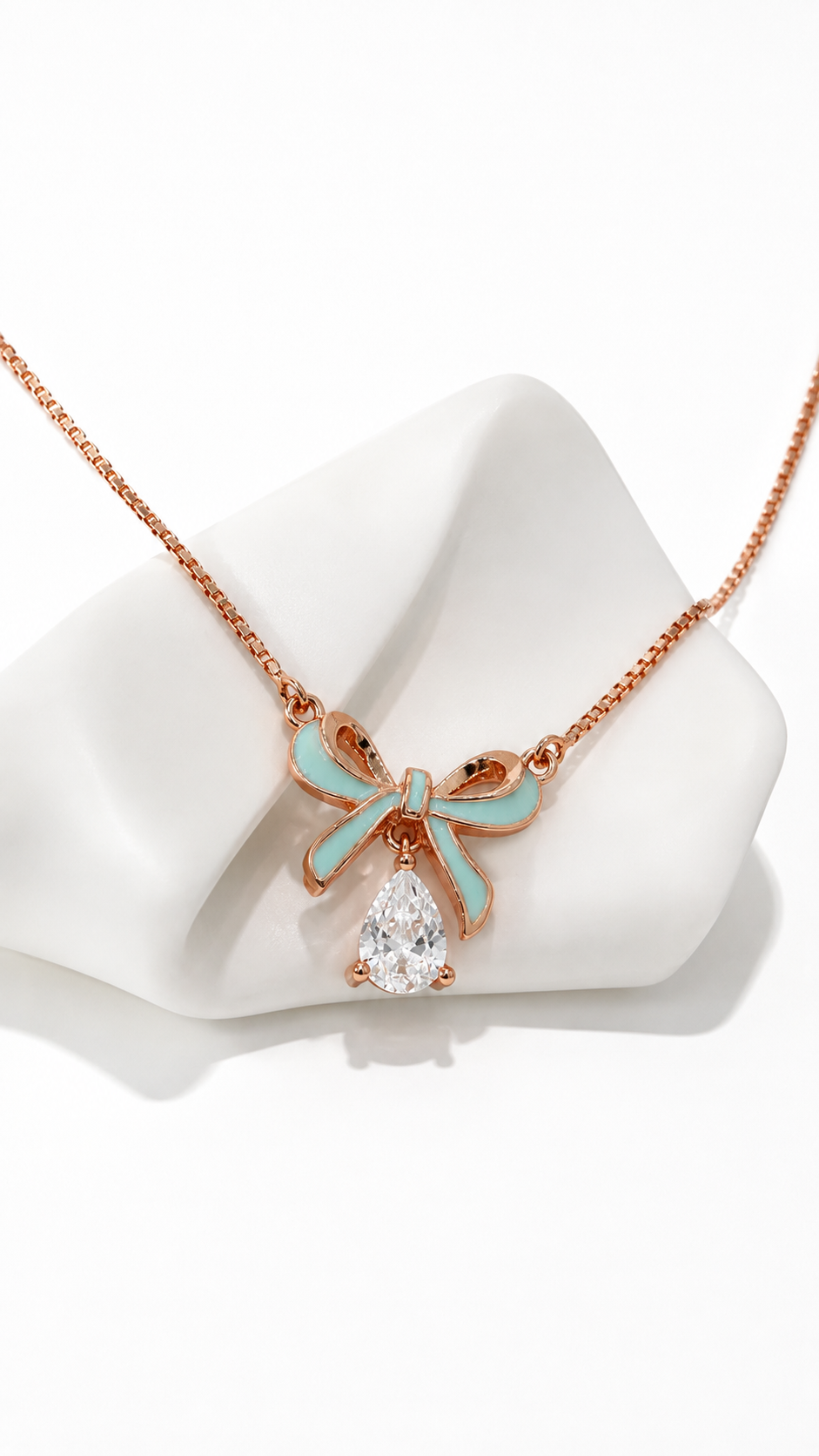 Ayla Bow Necklace | 925 Sterling Silver