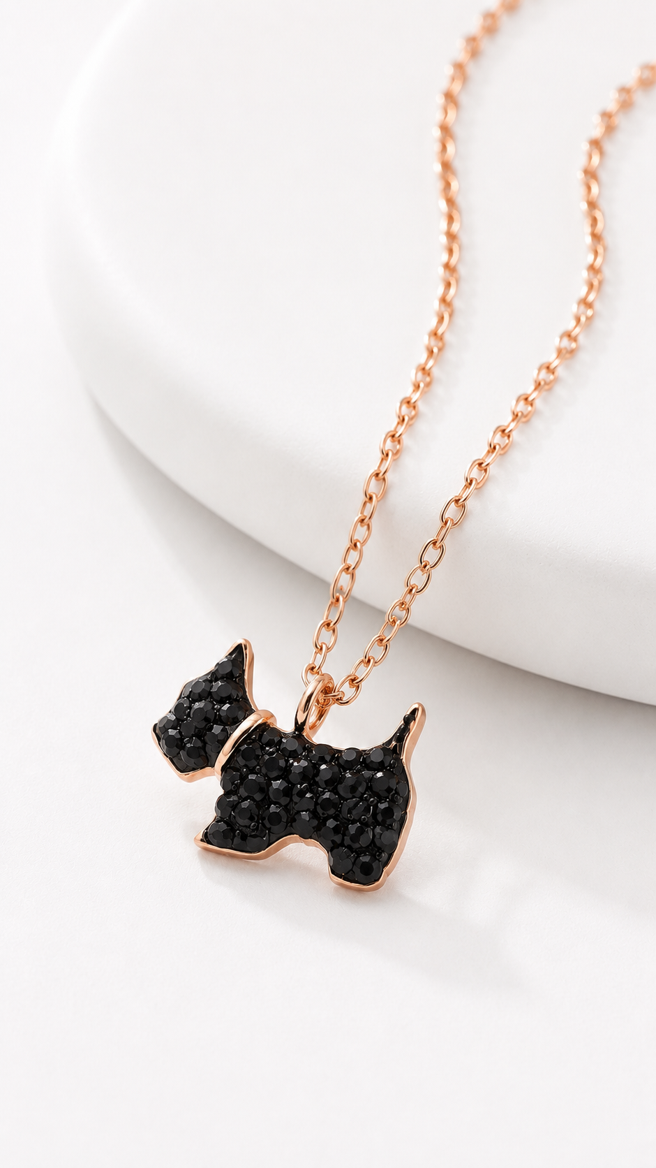 Noira Pup Necklace | 925 Sterling Silver