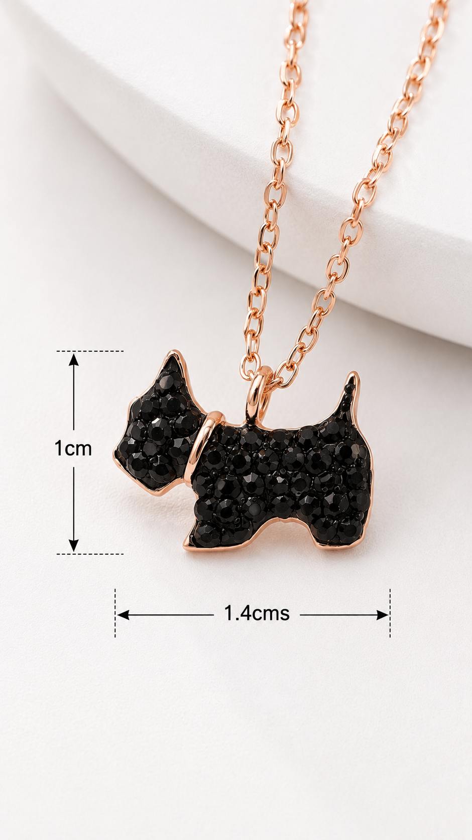 Noira Pup Necklace | 925 Sterling Silver