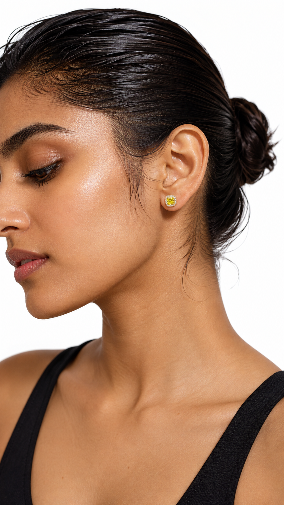 Citron Glow Studs | 925 Sterling Silver