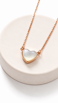 Nacre Heart Necklace | 925 Sterling Silver