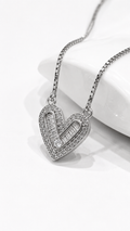 Vanta Heart Necklace | 925 Sterling Silver