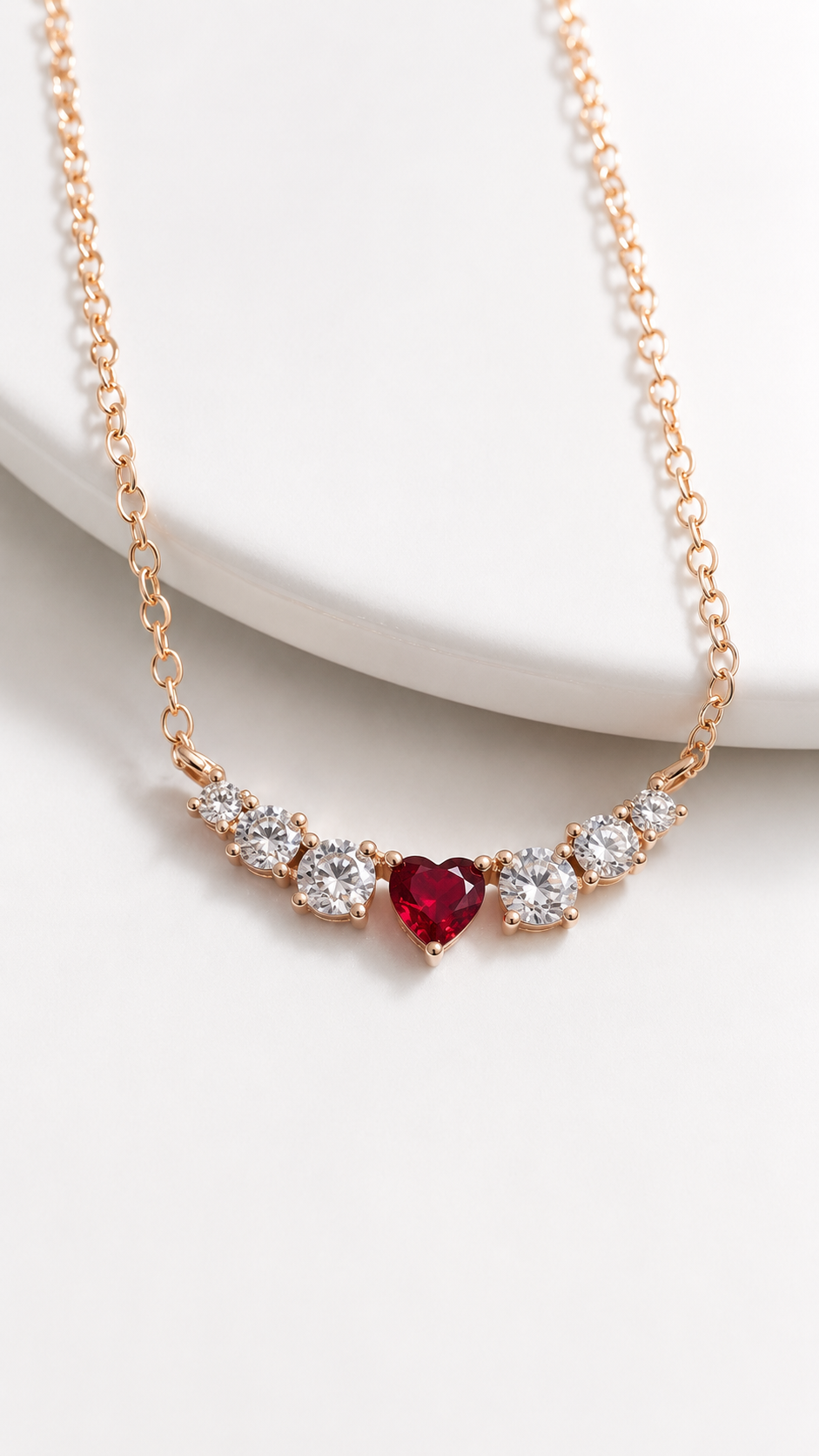 Ruvia Heart Necklace | 925 Sterling Silver