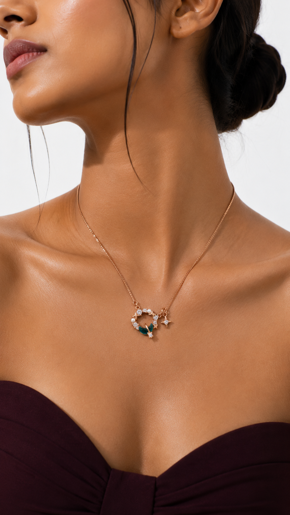 Nocturne Orbit Necklace | 925 Sterling Silver