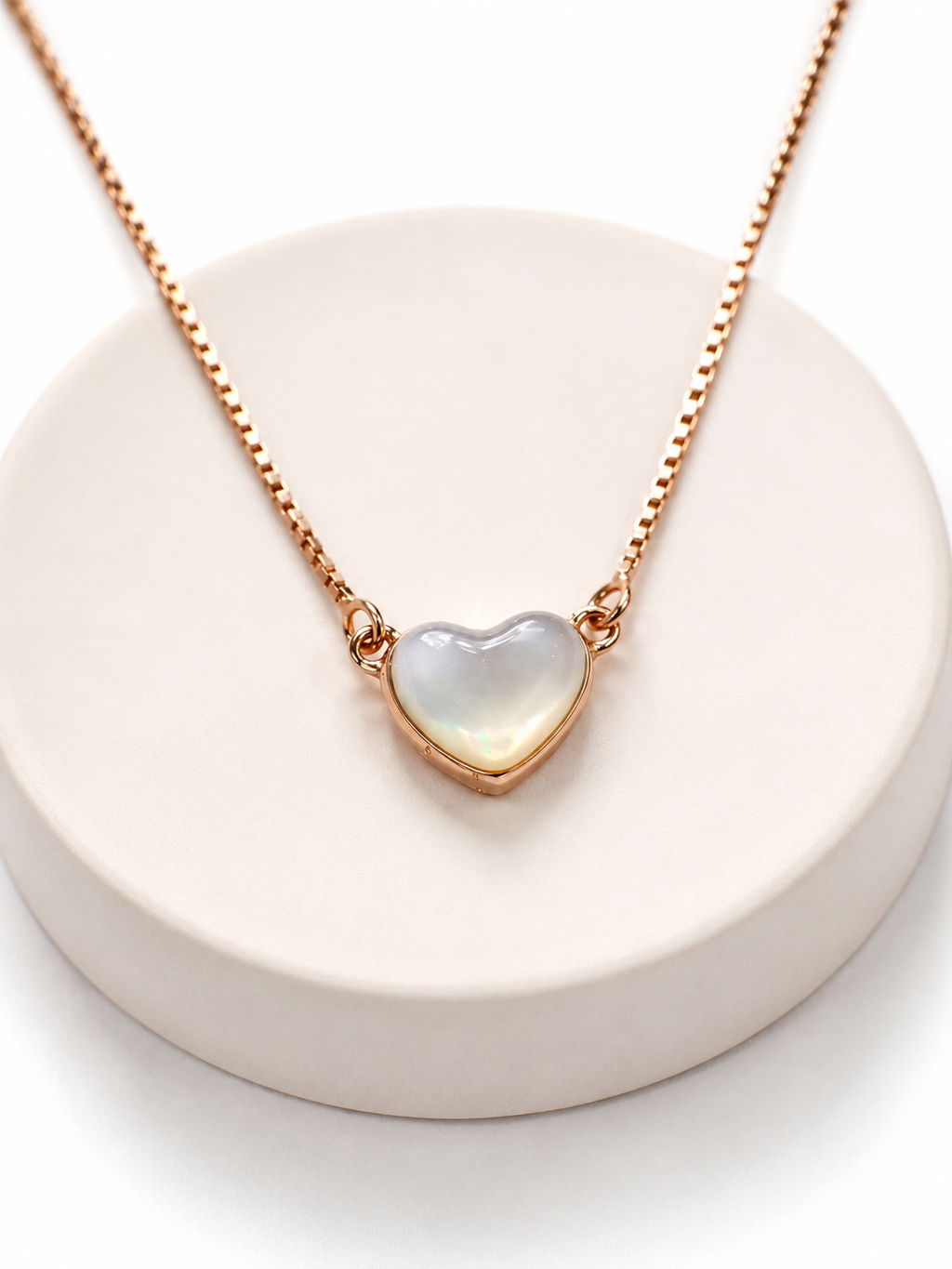 Nacre Heart Necklace | 925 Sterling Silver