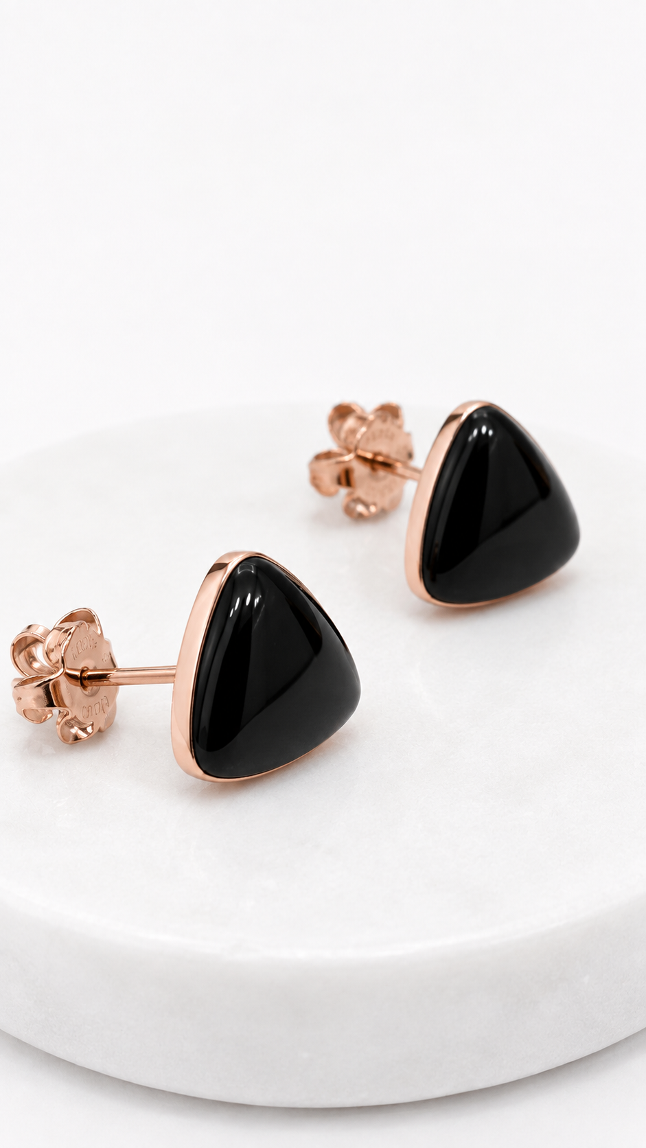 Noir Vale Studs | 925 Sterling Silver