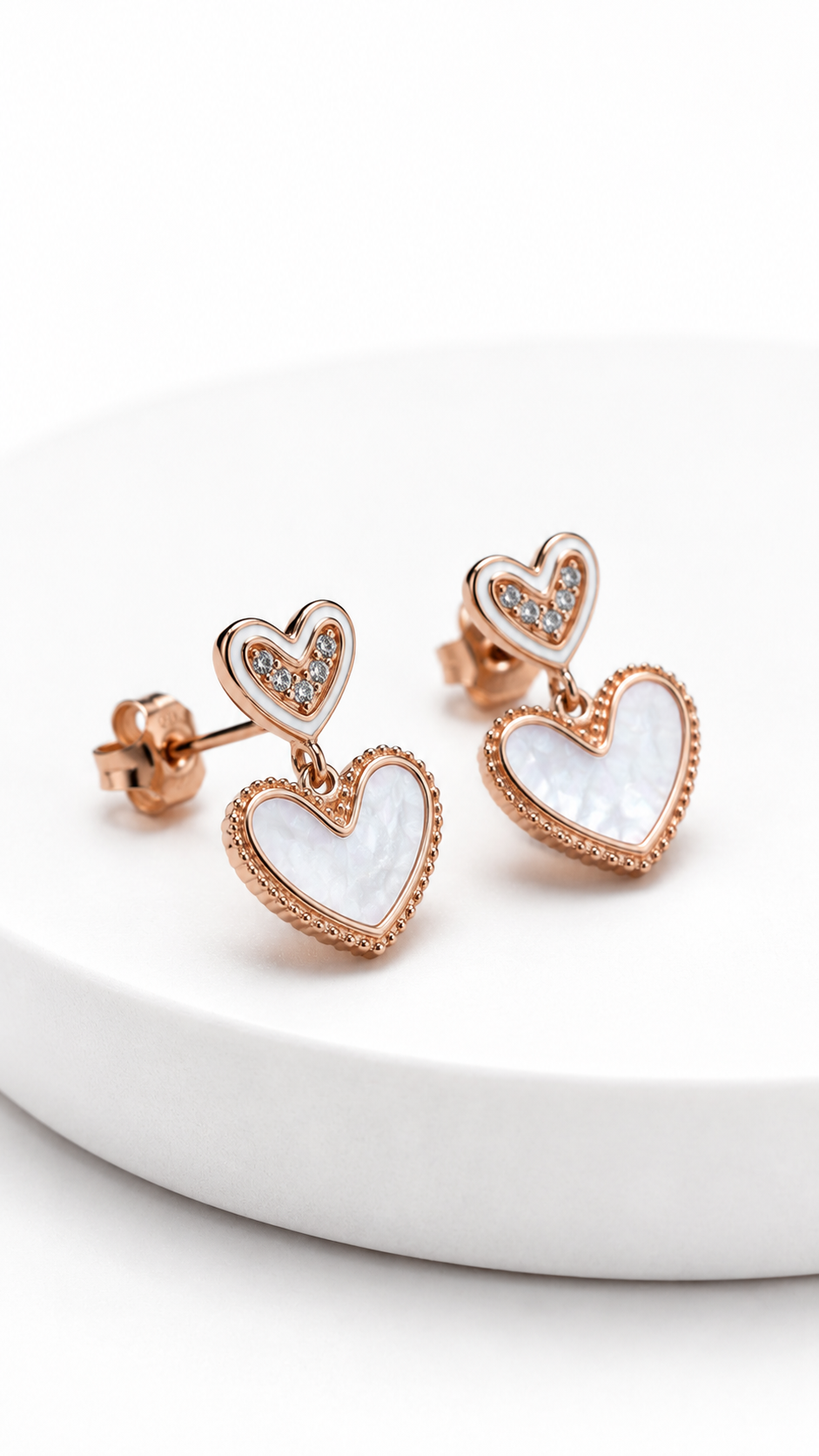 Amorette Heart Drops | 925 Sterling Silver