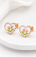 Tulip Tale Studs | 925 Sterling Silver