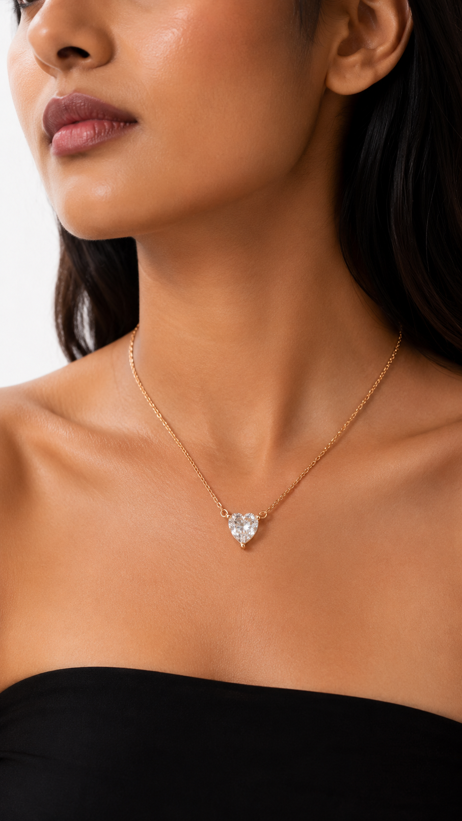 Roswyn Heart Necklace | 925 Sterling Silver