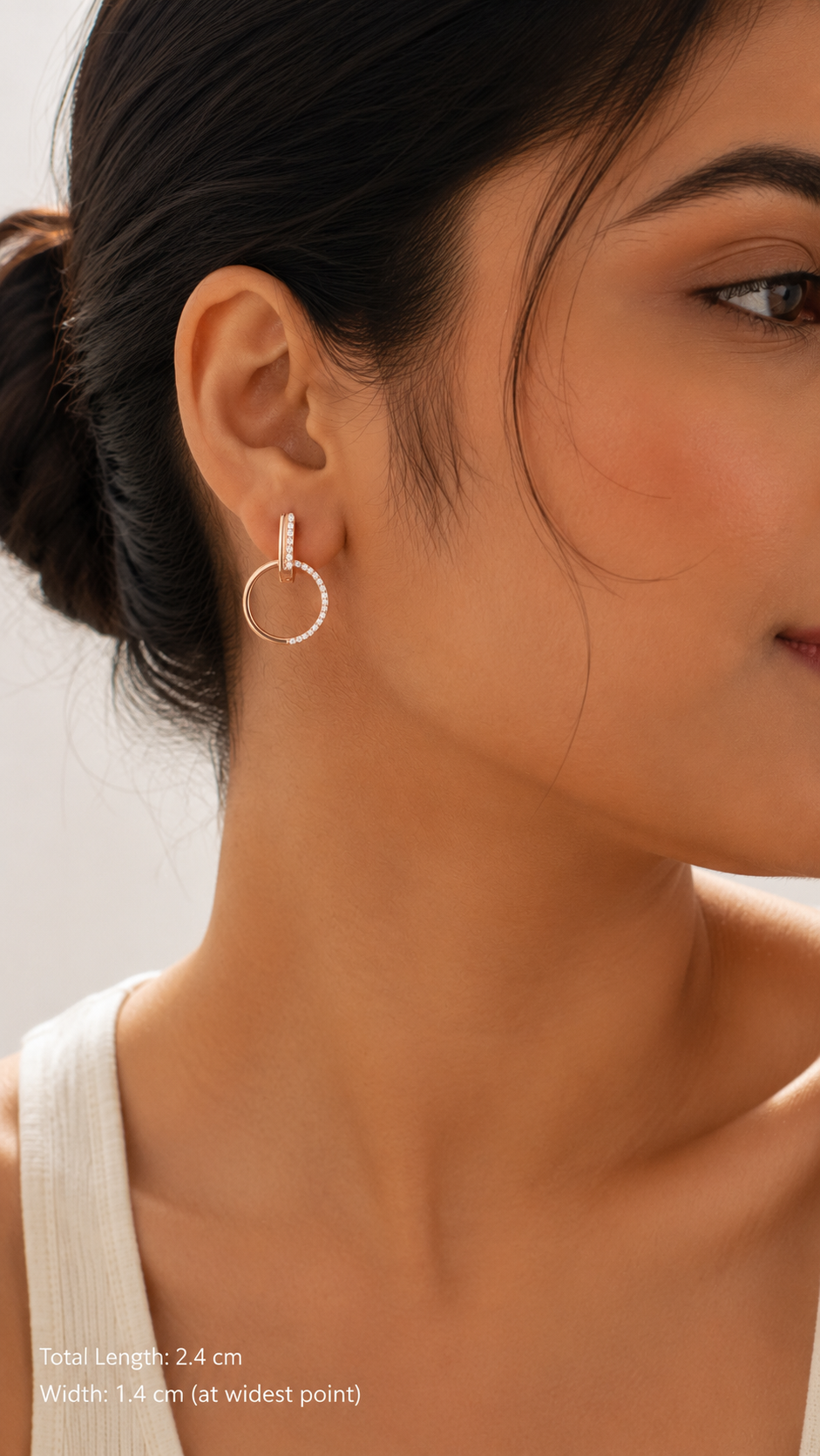Reva Pavé Drops | 925 Sterling Silver