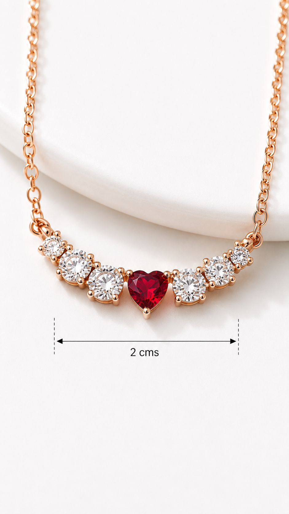 Ruvia Heart Necklace | 925 Sterling Silver