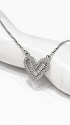 Vanta Heart Necklace | 925 Sterling Silver