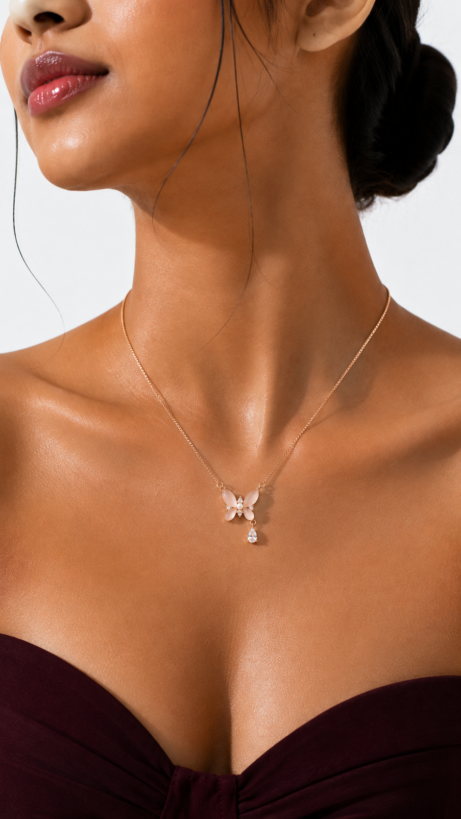 Luna Flutter Necklace | 925 Sterling Silver