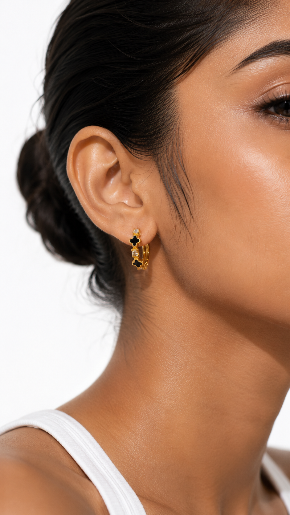 Cloverline Hoops | 925 Sterling Silver