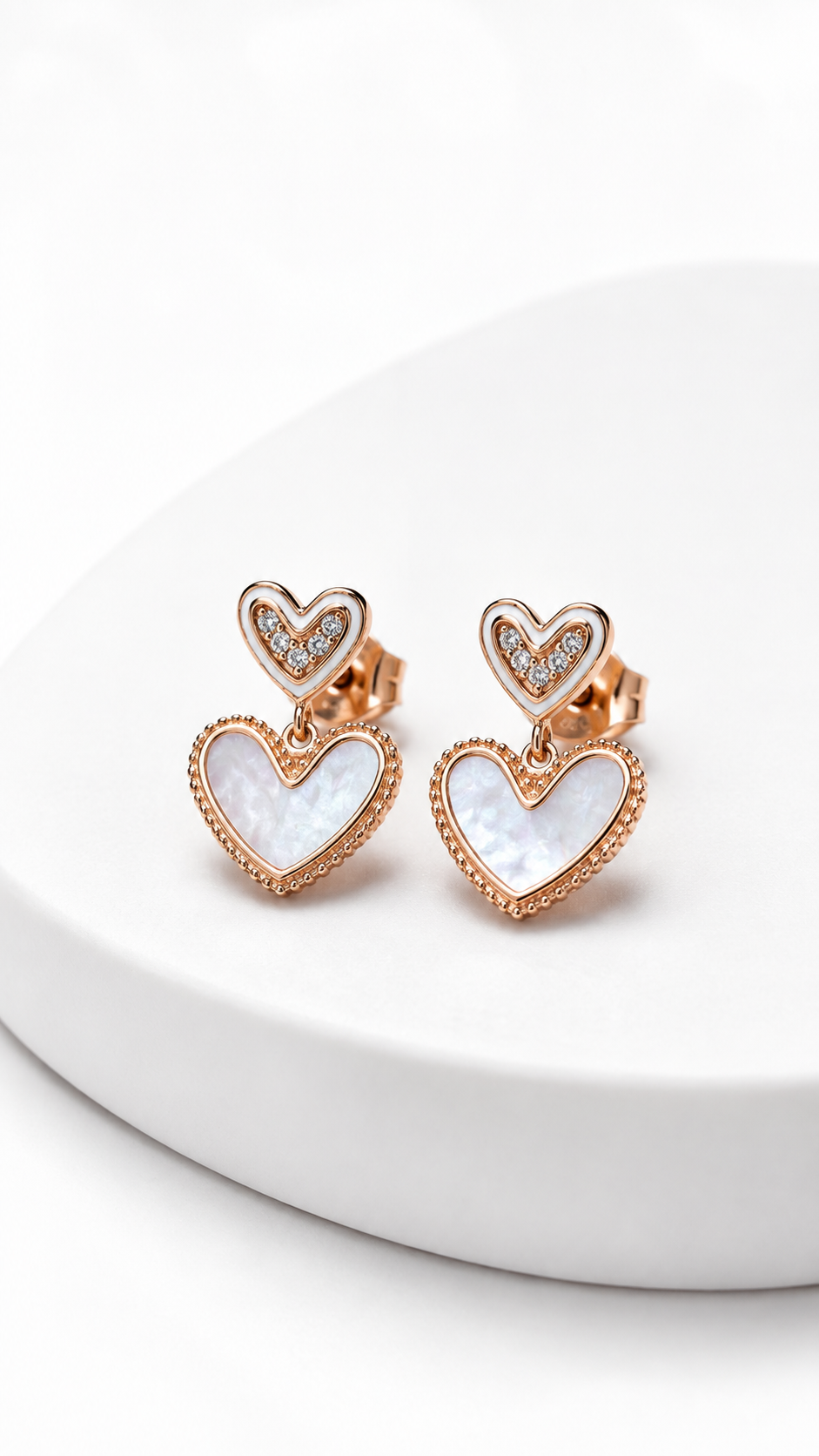Amorette Heart Drops | 925 Sterling Silver